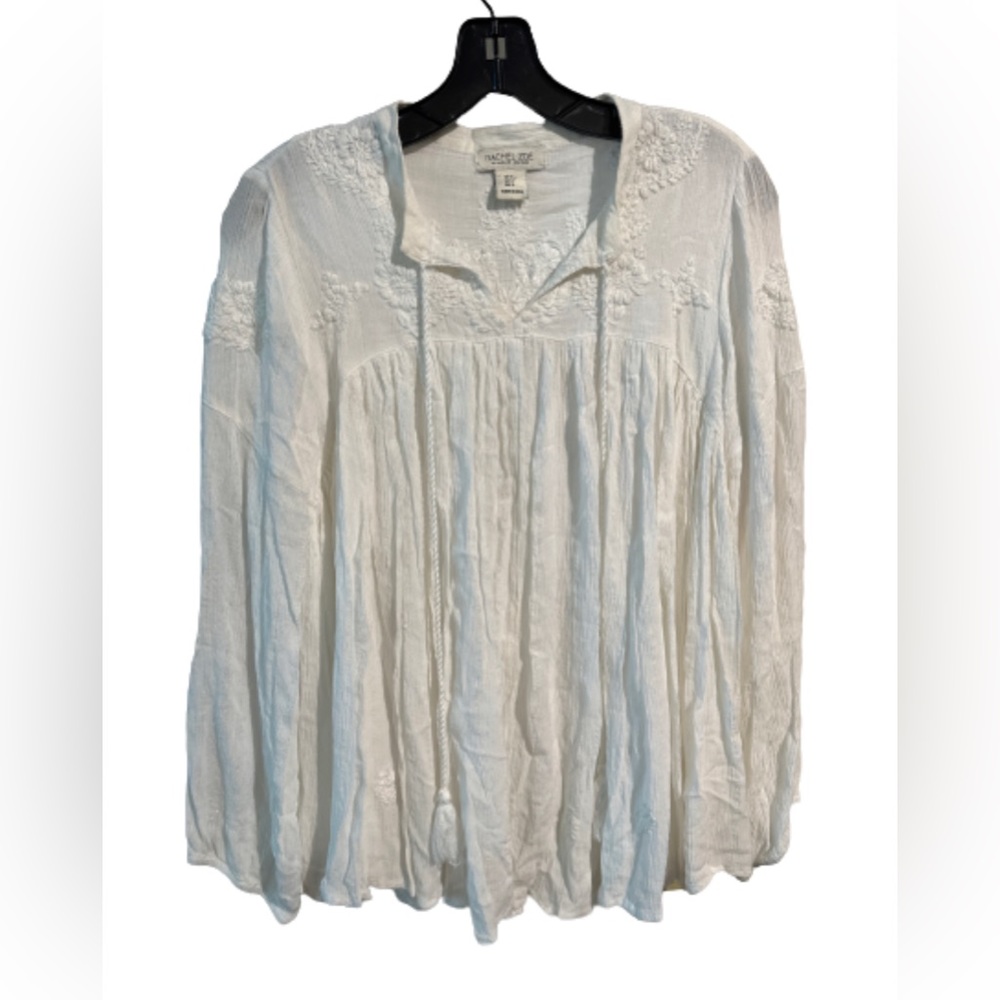 Rachel Zoe White Boho Long Sleeve